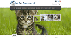 Desktop Screenshot of gotpetinsurance.com